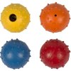 Hračka gum. Loptička s ostňami 5cm dôvo +