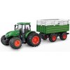 Amewi RC Traktor 2,4 Ghz s prepravníkom zvierat, svetlá, zvuk 1:24