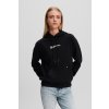 MIKINA KARL LAGERFELD JEANS KLJ RELAXED KARL HOODIE BLACK