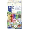 Staedtler Noris 144 Club erasable gumovateľné farbičky s bodovou gumou 12 ks