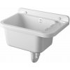 AQUALINE Závesná výlevka s odkladacou plochou 50x34cm, plast, biela PI5050