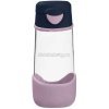 b.box 610 Šport fľaša na pitie 450 ml - indigo/ružová