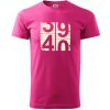 Tachometer 40 - Klasické pánske tričko vyššej gramáže - 3XL ( Purpurová )