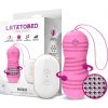 LateToBed Hiibo Vibrating & Rotating Egg with Remote Control Pink