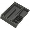 GOLLINUCCI Kúpeľňový organizér s príslušenstvom 270mm 308x242x53mm antracit 10900302