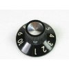 Fender Pure Vintage Black/Silver Skirted Amplifier Knob (1ks)