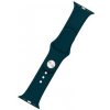 FIXED Silicone Strap na Apple Watch 42/44/45 mm zelený FIXSST-434-DRGRE