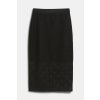 Karl Lagerfeld Fan Lace Skirt Black