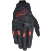 rukavice SP X 7, ALPINESTARS (čierna/tmavo červená/červená) 2025 Veľkosť: M