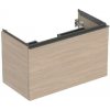 Geberit Acanto - Umývadlová skrinka, 89x54x48 cm, 2 zásuvky, dub 503.005.JH.1