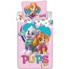 Posteľné obliečky paw patrol girls II - do postieľky