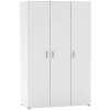 KONDELA Ramsa 3 trojdverová šatníková skriňa biela