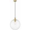 Light Prestige Puerto závesné svietidlo 1x50 W priehľadná-zlatá LP-004/1PLGD
