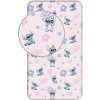 Jerry Fabrics Plachta na posteľ Lilo and Stitch Pink 90 × 200 × 25 cm