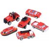Kovové autíčka 6v1, hasičské