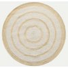 Diamond Carpets India , Ručne viazaný kusový koberec Ellara SM 05 Natural kruh, 80x80, béžová, chodba / predsieň
