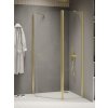 New Trendy New Soleo Light Gold sprchovací kút 100x80 cm zlatá lesklé/priehľadné sklo K-1665