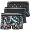 Pánske boxerky 3Pack 17302913 B90 tm. modré s potlačou - Jockey M