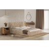 Posteľ ASTI 160x200 béžová s úložným priestorom