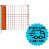 Elektrická sieť pre ohradníky pre psy, králiky a mačky, výška 65 cm, dĺžka 50 m, oranžová