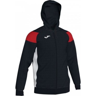 Joma Mikina HOODIE POLY CREW III BLACK-RED-WHITE Veľkosť: 3XS