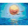 Maľovanie podľa čísel Slnko nad morom, 80x100 cm, bez rámu a bez vypnutia plátna (6056742)