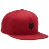 FOX Cyklistická čiapka - FOX HEAD SNAPBACK - červená