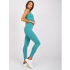 Legíny AP-LG-A-002 BASIC FEEL GOOD Farba: Tyrkysová, Veľkosť: XL