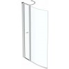 Ideal Standard Connect Air - Sprchová zástena sklenená s dvierkami 890x5x1420 mm, lesklá strieborná E1137EO