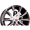 R STYLE WHEELS SR13 Black Front Polished 6.50 x 16 ET 50 5x120