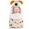 Marina & Pau – realistické miminko holčička Venuška ve spacím pytli s pejskem (Mini Golosinas Puppy 21 cm – Marina & Pau)