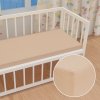 Detské jersey napínacie prestieradlo do postieľky JR-033 Béžové 60 x 120 x 10 cm - do postieľky