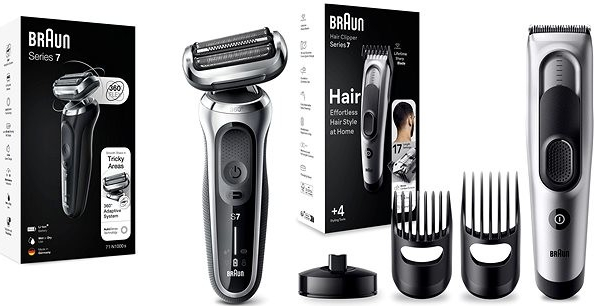 Braun Series 7 71-S1000s + Braun Series 7 HC7390