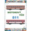 Papierový model - Motorový voz 811 ZSS