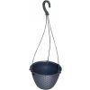 PROSPERPLAST Kvetináč závesný RATOLLA ROUND W antracit 21,5cm