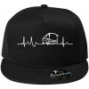 EKG autobus - Šiltovka s rovným šiltom a plastovou sponou - Univerzálna veľkosť ( Čierna )