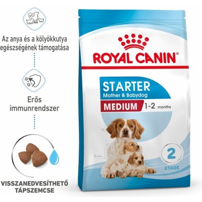 Royal Canin Medium Starter Mother & Babydog - granule pre šteňatá a gravidné psy stredných plemien 1 kg