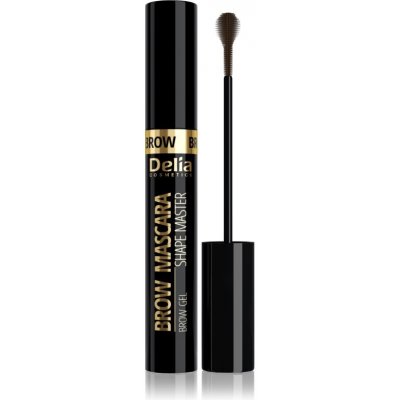 Delia Cosmetics Brow Mascara Shape Master riasenka na obočie odtieň 02 Brown 11 ml