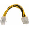 Napájecí kabel Akyga AK-CA-10 - P4 4-pin M/P8 8-pin F