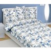 Bellatex Povlečení krepové, Květ modrá - 140x200, 70x90 cm