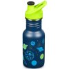 Detská nerezová fľaša do školy Klean Kanteen Kid Classic Narrow w/Kid Sport Cap - planets 355 ml