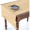 Tom Linen stolný bežec s strapcami Lada 65x140 cm