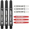 Násadky na šípky TARGET Pro Grip 41mm, čierne, biele, červené, multi-pack