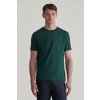 TRIČKO GANT REG TONAL SHIELD SS T-SHIRT TARTAN GREEN