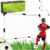 Futbalová bránka pre deti, tréningová, 2 ks, 95 x 48 x 70 cm biela