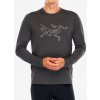 Bežecká mikina Arcteryx Cormac Logo LS - black heather/solitude