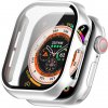 VSETKONAMOBIL 87161 PC FULL COVER Plastový kryt so sklom pre Apple Watch 10 42mm strieborný