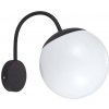 Nástenná lampa 1*E27 Matt Black Opal C Ball Up VT-1223 (V-TAC)