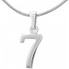 SILVEGO Strieborný prívesok číslo 7 sedmička PRM13678