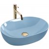 REA - Umývadlo na dosku LISA L.BLUE SHINY REA-U6620